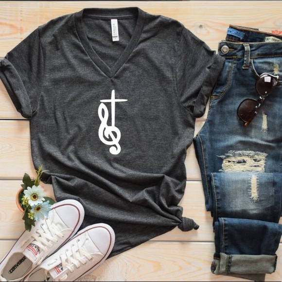 Christian Music Tshirt Short Sleeve Tee 